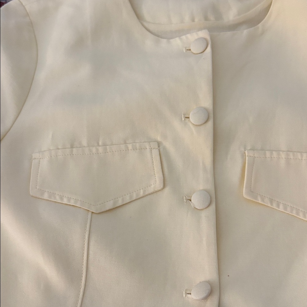 Zara yellow  Linen Co ord - Picture 4 of 7
